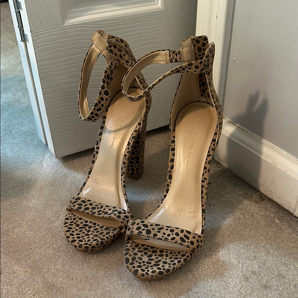 cheetah print heels